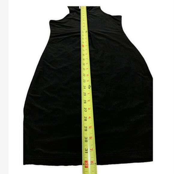 Uptown USA Black Bodycon Zipper Racerback Dress Size Small and Large - Picture 5 of 11